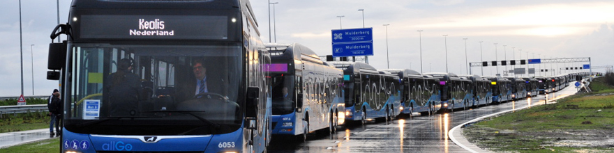 AllGo bussen rijden Almere binnen